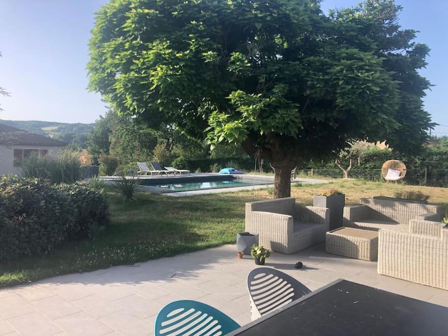 Logements Chaleureux Dans Maison Avec Piscine A 35 Min De Lyon Alix Bagian luar foto